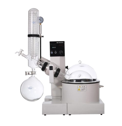 3~5L Rotary Evaporator with water/oil bath, auto lift