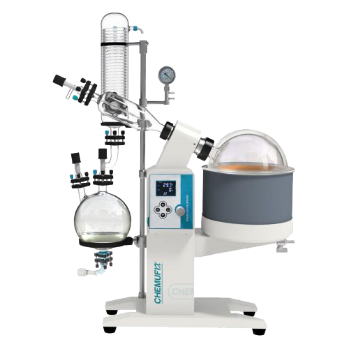 5L Large Rotary Evaporator, LCD display, Electric lifting Rotovap, Water Oil Dual-use Bath
