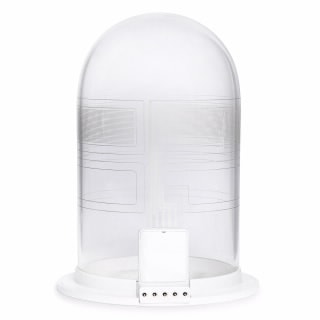 12-1500V - TruAlign DVH clear glass Vessel, with collar, 1000mL, Verified (includes certificate), for 709-DS