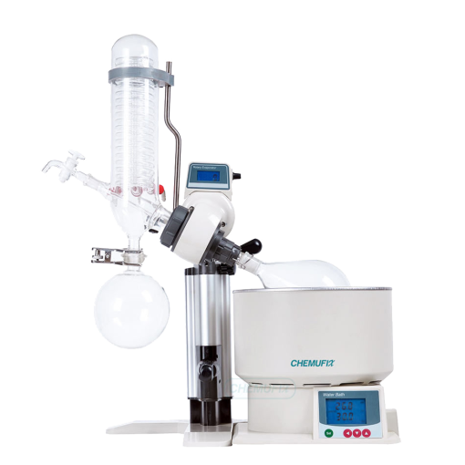 1L Rotovap, 180rpm, double LCD display, Slide lift + Manual lift, water bath Rotary Evaporator