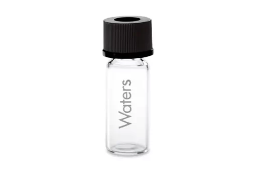 Deactivated Clear Glass 12 x 32 mm Screw Neck Vial, with 10 mm Cap and PTFE/Silicone Septum, 2 mL Volume, 100/pk